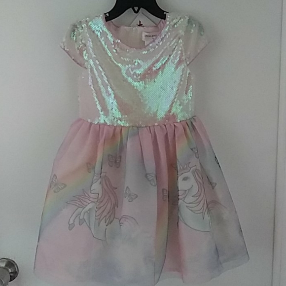 little angels unicorn dress